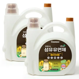 Consensus 3x concentrated softener 5.4L baby lotion x2 / 컨센서스  3배농축유연제 5.4L 베이비로션x2