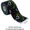 3 Pack Cinta Kinesiologica Negra 5 m Go Plus