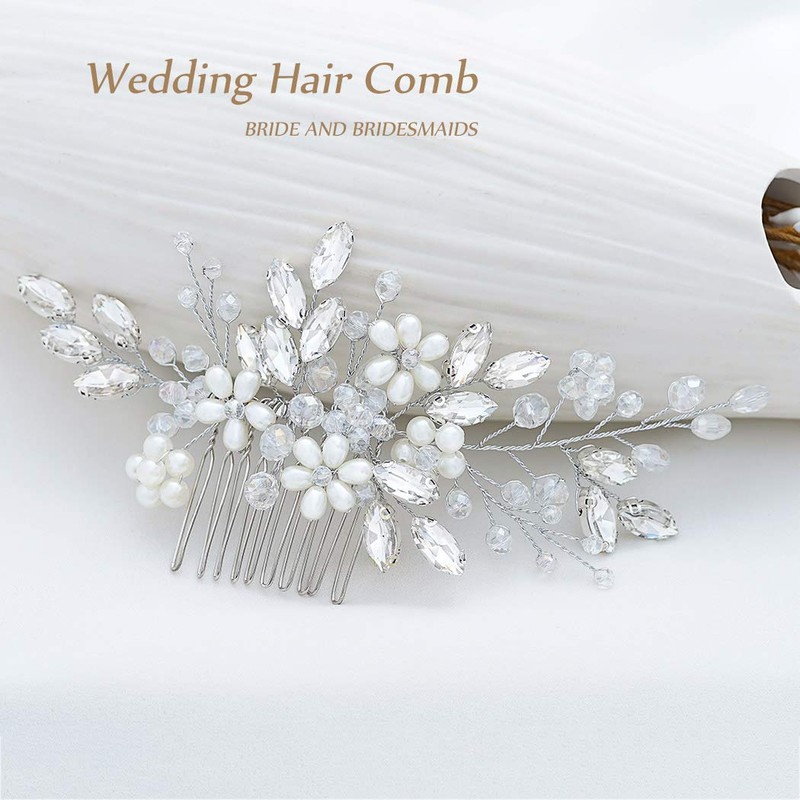 Unicra - Peine para el pelo de novia, diseño de