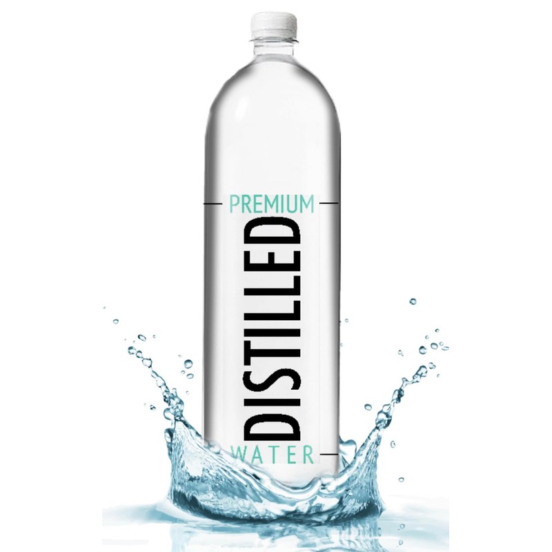 PREMIUM DISTILLED WATER | 1.5 Liter/ 50.7oz Big bottles 12