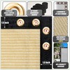 ColourTree 4' x 12' Beige Fence Screen Privacy Screen &