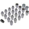 Dorman 711-248 Chrome Std. Mag 2-Pc 1/2-20, 20 Pack Universal