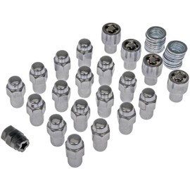 Dorman 711-248 Chrome Std. Mag 2-Pc 1/2-20, 20 Pack Universal Fit