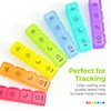 AUVON iMedassist Moisture-Proof Weekly Pill Organizer 4 Times a Day,