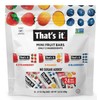Mini Fruit Bars that's it, 24 ct, Variety Pack, Strawberry,