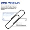 Clips de papel pequeños, clip de papel de 1.1 pulgadas,