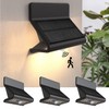 AURAXY Motion Sensor Outdoor Lights, Solar Wall Light with Optical
