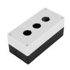 1PC Button Switch Box BX3 22mm 3 Holes Push Button