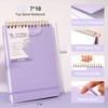 Yoment Top Spiral Notebook, Hardcover Steno Pads, 240 Pages Top
