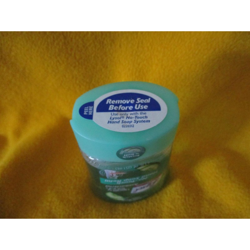 Lysol No-Touch Refill Antibacterial Hand Soap Cucumber Splash old stock