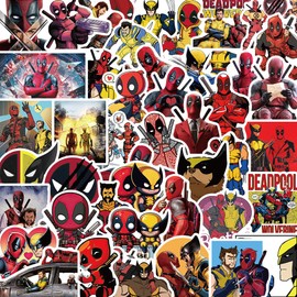Dead_pool Stickers 50 Pieces for Laptop Bumper Water Bottles Computer Phone Protective Helmet Perfect for Teen Girls Boys Adults
