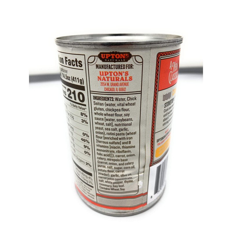 Uptons Naturals, Soup Chicken Noodle, 14.5 Ounce