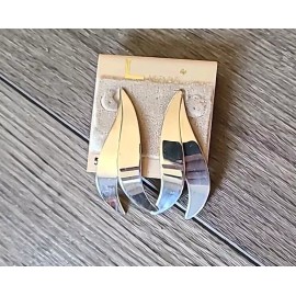 Lisner Pretty Vintage Lisner Silver Earrings New Old Stock