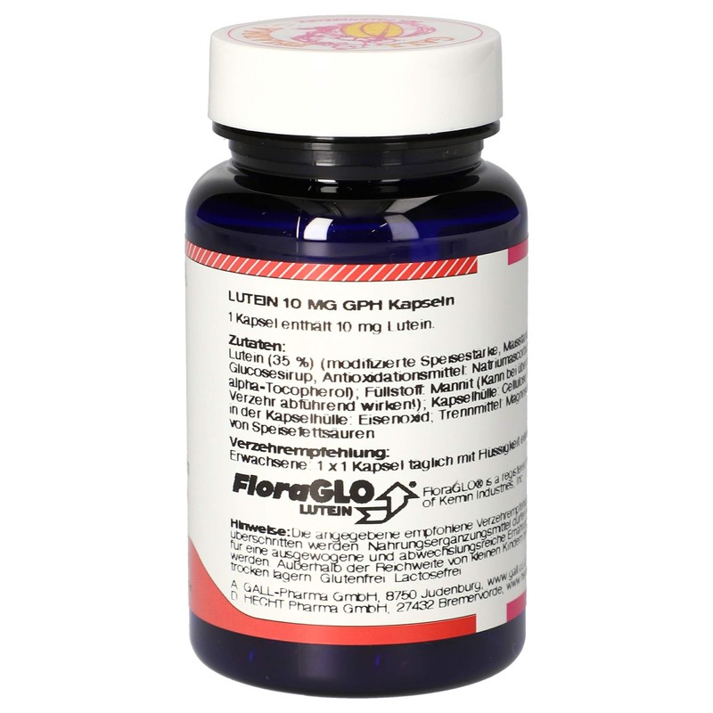 Gall Pharma Lutein 10 mg GPH Capsules, 30 Capsules