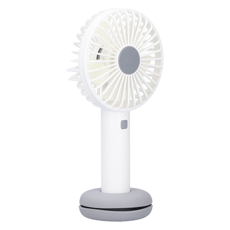 White Donut Shaped Small Fan Portable LED Night Light with