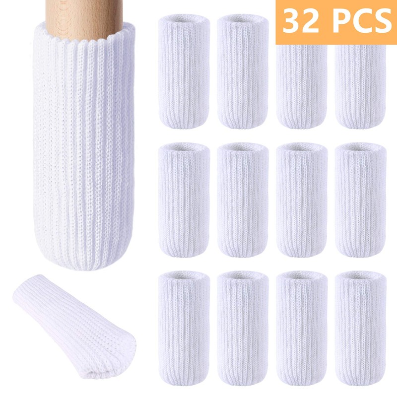 32 PCs Furniture Leg Socks - High Elastic Knitted Chair