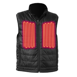 Volt Men's Cracow Heated Vest, Black, X-Large