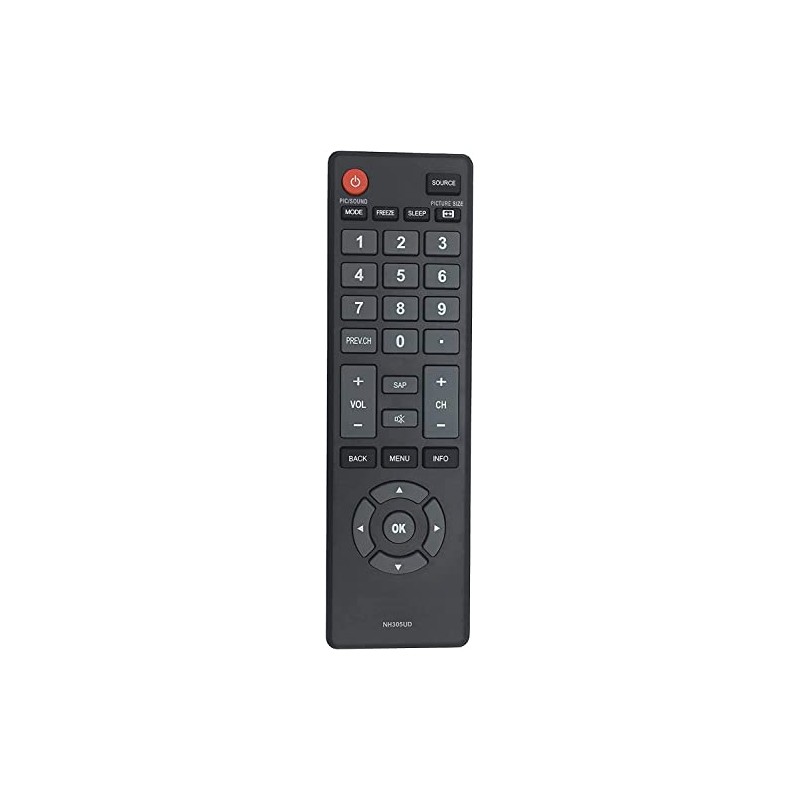 NH305UD Remote Control Compatible with Emerson LCD LED HD TVs