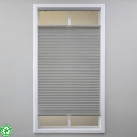 Eclipse Light-Filtering Top Down Bottom Up Cellular Shades - Cordless Window Covering for Home or Office, Energy-Saving Light Filtering Shades, Easy Lift System - Anchor Gray, 29.5 W x 84 L