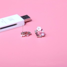 Stocking Stuffers Holiday Outfits for Women 2024 Purple Flower Earrings for Women Spring Earrings Flower Stud Earrings Crystal Flower Earrings Dainty Floral Earrings Jewelry Gift for Teen Girls