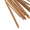 12pcs Afghan Rug Crochet Hook Handicraft Carbonized Bamboo Tunisian Crochet