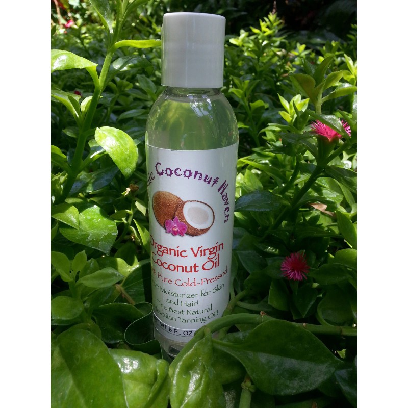 Organic Virgin Coconut Oil 100% Pure-Cold Pressed 6oz. Unscented for
