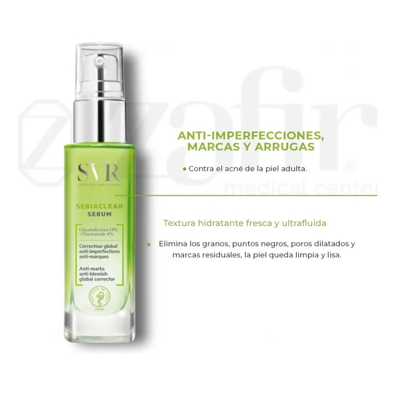 Serum Svr Sebiaclear Para Piel Grasa De 30ml30g