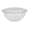ECO PRODUCTS Compostable 24oz Salad Bowl, Clear PLA Plastic, With