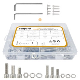 Hex Socket Bolt M8 M10 Rust-resistant Bolt Nut Set Hex Socket Bolt 104pcs Bolt Nut Set Stainless Steel Bolt Hex Bolt Screw Nut Washer Set m4 Screw Hex Wrench Storage Case Included