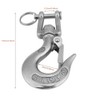 KIMISS 304 Stainless Steel Swivel Eye Clevis Lifting Chain Snap
