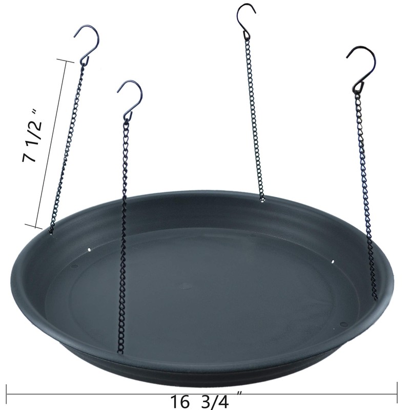 16" Bird Seed Catcher Tray Platform Feeder Hanging Tray Seed