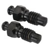 2Pcs Disc Brake Bleeder Screw Titanium Alloy M6 Rust Resistance