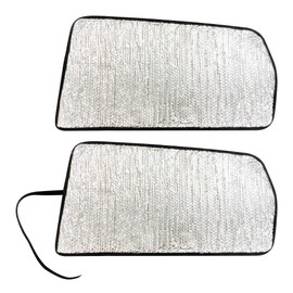 YelloPro Side Window Rear Seat 2nd Row Sunshade (2PCS) Custom Fit for 2023 2024 GMC Canyon Pickup Truck, Elevation, AT4, AT4X, Denali, Sun Protection UV Reflector Insulated Accessories [Made in USA]