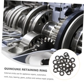 GLEAVI 1set Bearing Clamp Retaining Ring Push Nut Kit Heavy Duty Hose Clamps Push Nuts Car Tools Fasteners Bolts Cable Large C Clamp Hose Removal Pliers Sprayer Black Carbon Steel 210pcs