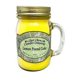 Our Own Candle Company Lemon Pound Cake Scented 13 Ounce Mason Jar Candle