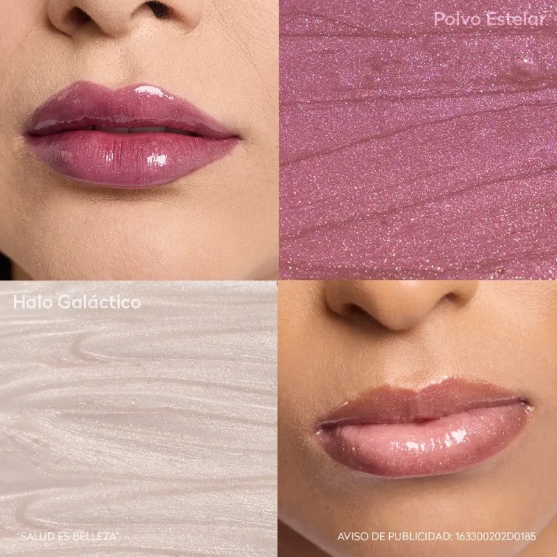 Kit Brillo Labial Con Glitter 6 Tonos Bissù Original