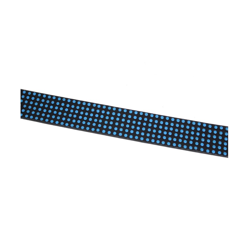 Lowlife Wallace Leather Belt in Black 3D Blue