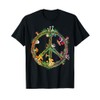 Magic Mushrooms Peace Sign Psychedelic Retro Shrooms Gift T-Shirt