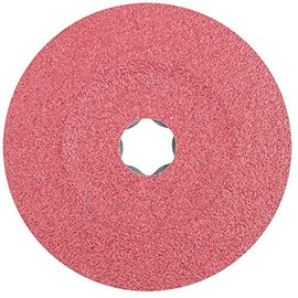 PFERD COMBICLICK® Fibre Disc, Ceramic Oxide CO, 4-1/2" Diameter, 13300 RPM, 60 Grit (Pack of 25) - Part 40700