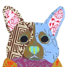 Corgi Collage Note Cards by Melissa Langer