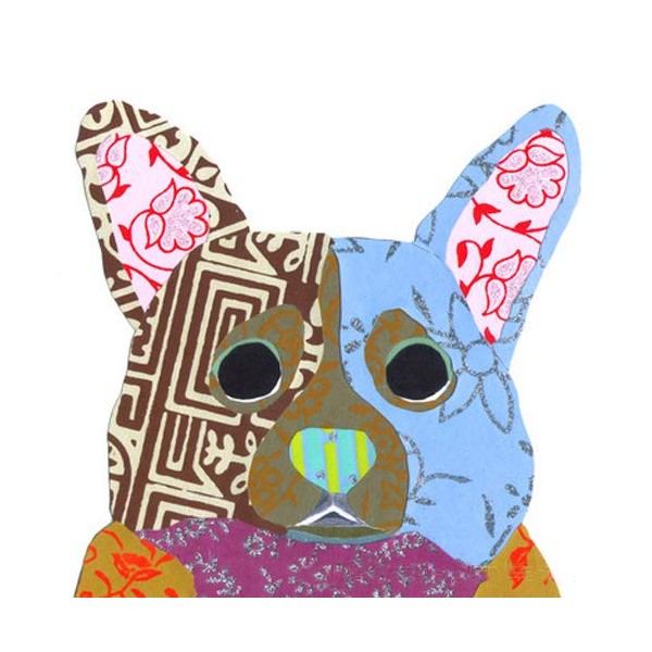 Corgi Collage Note Cards by Melissa Langer