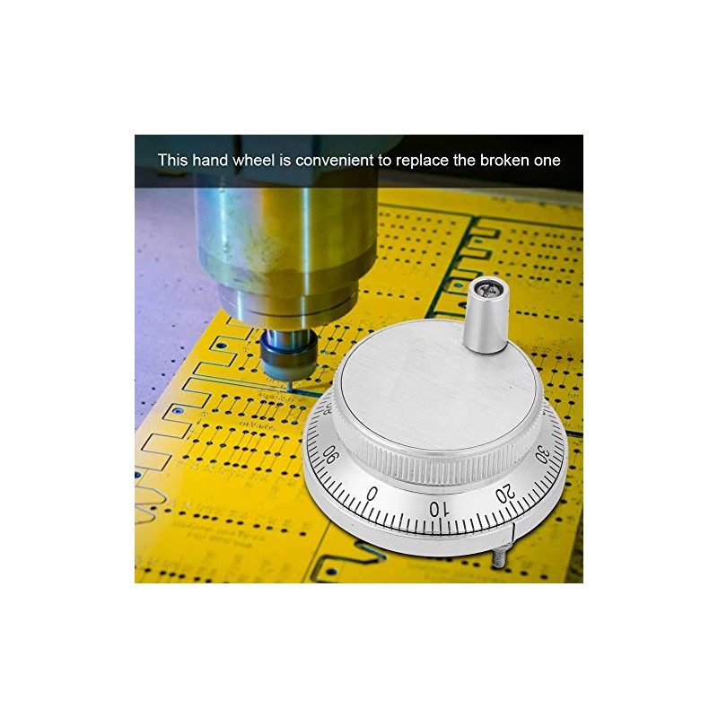 Garosa 5V 4 Terminal CNC Electronic Handwheel, 60mm Diameter Manual