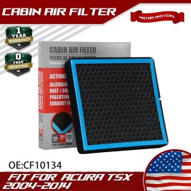 RITESS HEPA Cabin Air Filter for HONDA RIDGELINE 2006-2018 2019 2020 2021 2022 CF10134