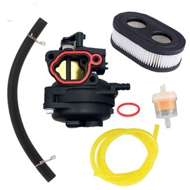 BXParts Carburetor Carb & Air Filter Assembly Compatible with 140cc Craftsman M110 Lawn Mower with Fuel Filter