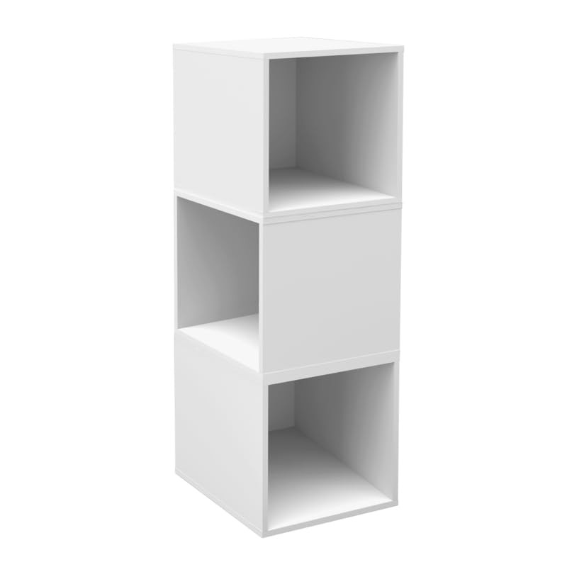 Niche Cubo Wood Stackable Storage Bookcase Shelf Organizer Cube -