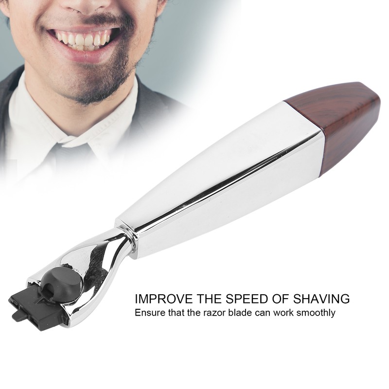 Men's Razor Handle Replacement Ergonomic Design Lightweight Shaving Safety Handle