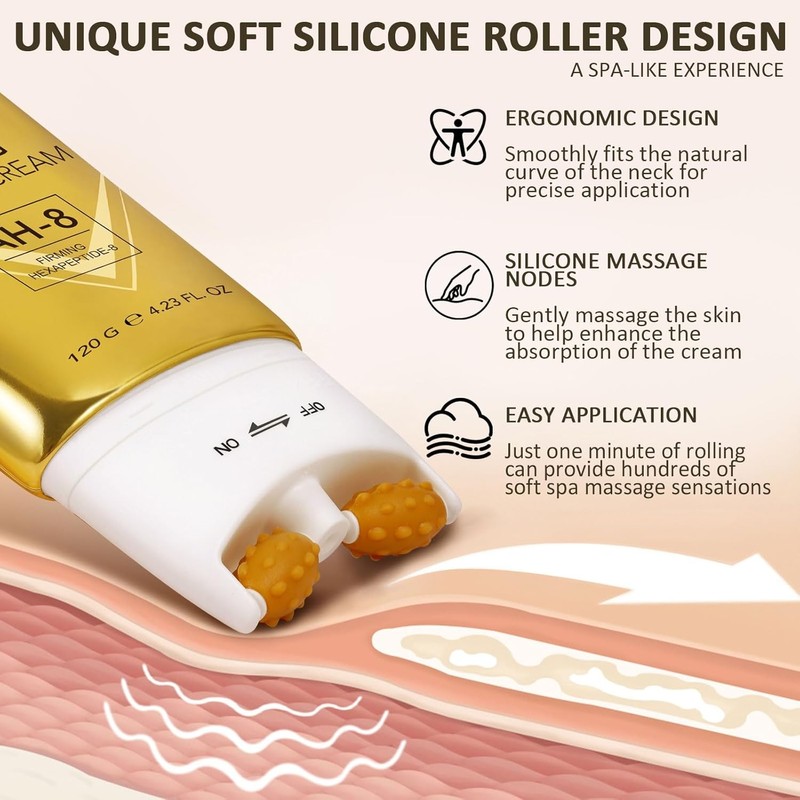 AH-8 Firm Lifting with PEAQ Neck Firming Cream Roller Loose