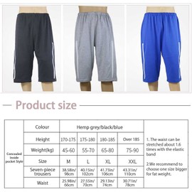 Mens Urine Bag Pants Care Underwear Catheter Shorts Urinate Drainage Bag Pants for Elderly (Color : Blue, Size : XL-XLarge)