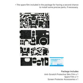KIWIFOTOS Anti-scratch Protection Sticker for Sony a7 IV Mirrorless Camera Anti-Slip Cover Film (Camouflage Pattern)