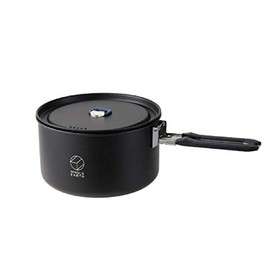 Whole Earth Nomad Pot BK WE23DJ72 Cookware, Aluminum Pot, Kitchen, Outdoor, Camping (Black/FF/Men's, Lady's, Jr)